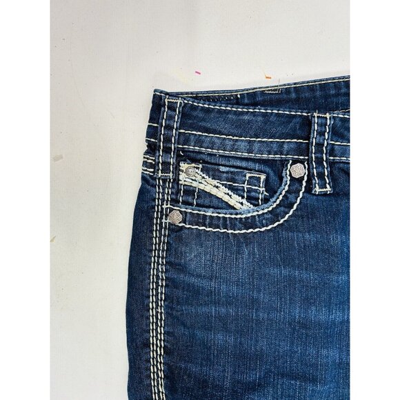 Silver Jeans Aiko Bootcut Thick Stitched Flap Pocket Jeans Mens 33x32 - Picture 7 of 9